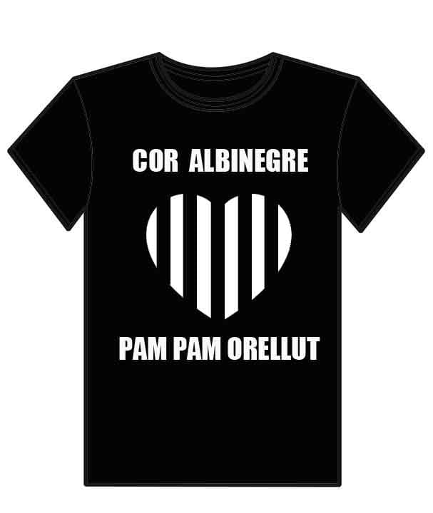 Camiseta Cor Albinegre